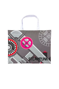 Купить сумку Лайт из габардина 45х35 см, печать с одной стороны "Steampunk"