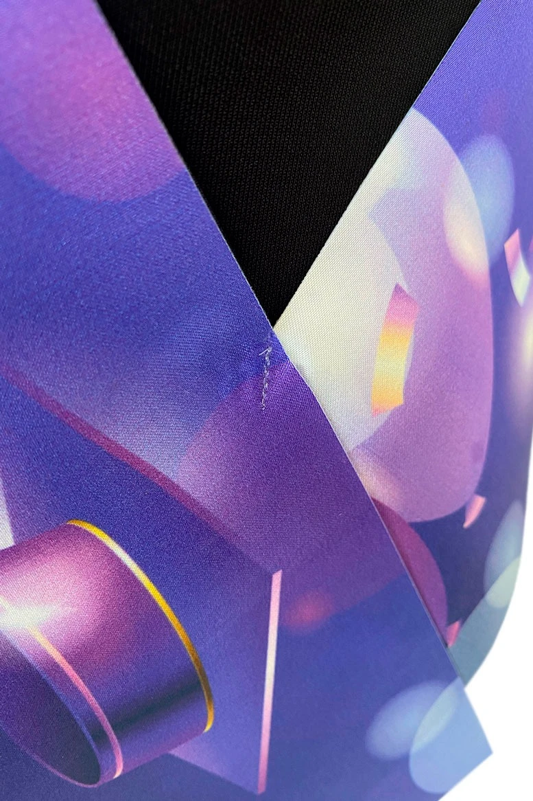 Купить ленту нагрудную атлас  с полноцветной печатью 10х200 см