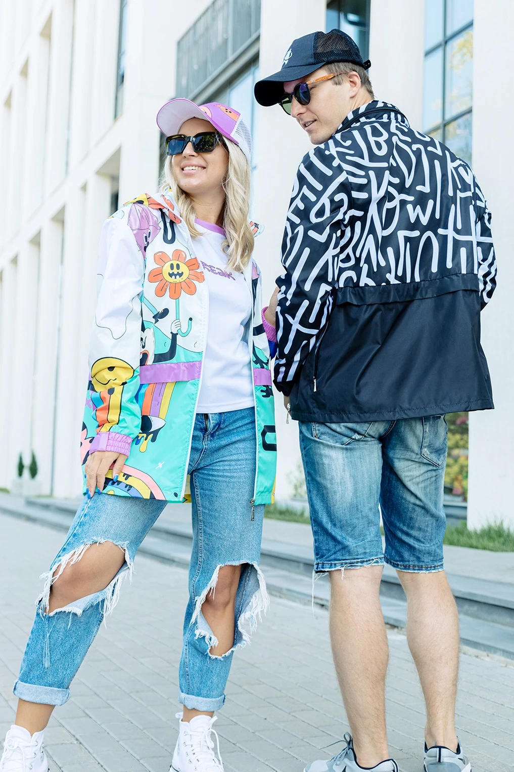 Купить ветровку Харви унисекс, с полной запечаткой