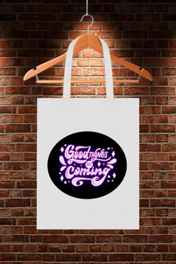 Купить сумку Румми из канваса 35х45 см, с принтом "Goodthing are coming" Купить сумку Румми из канваса 35х45 см, с принтом "Goodthing are coming"