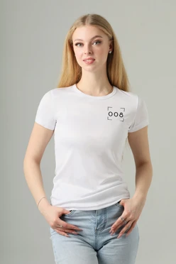 Купить футболку Астер из примы женскую, однотонную "008"