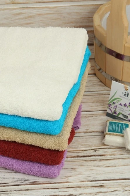 Полотенце махровое 70х140 см (Ituma), однотонное#1