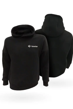 Купить худи Кинг из футера унисекс, оранжевую "Functor"