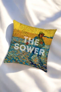 Купить подушку 50х50 см, с принтом "Sower" Купить подушку 50х50 см, с принтом "Sower"