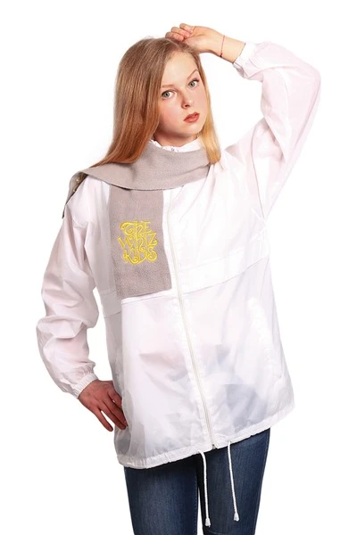 Шарф флисовый однослойный 15х100 см, однотонный "The Whiz Kids"#6