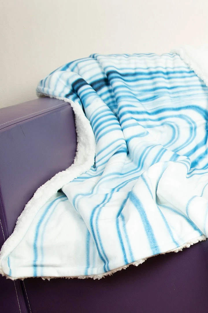 Плед Слипи флисовый 120х140 см (двухслойный), с полной запечаткой#6