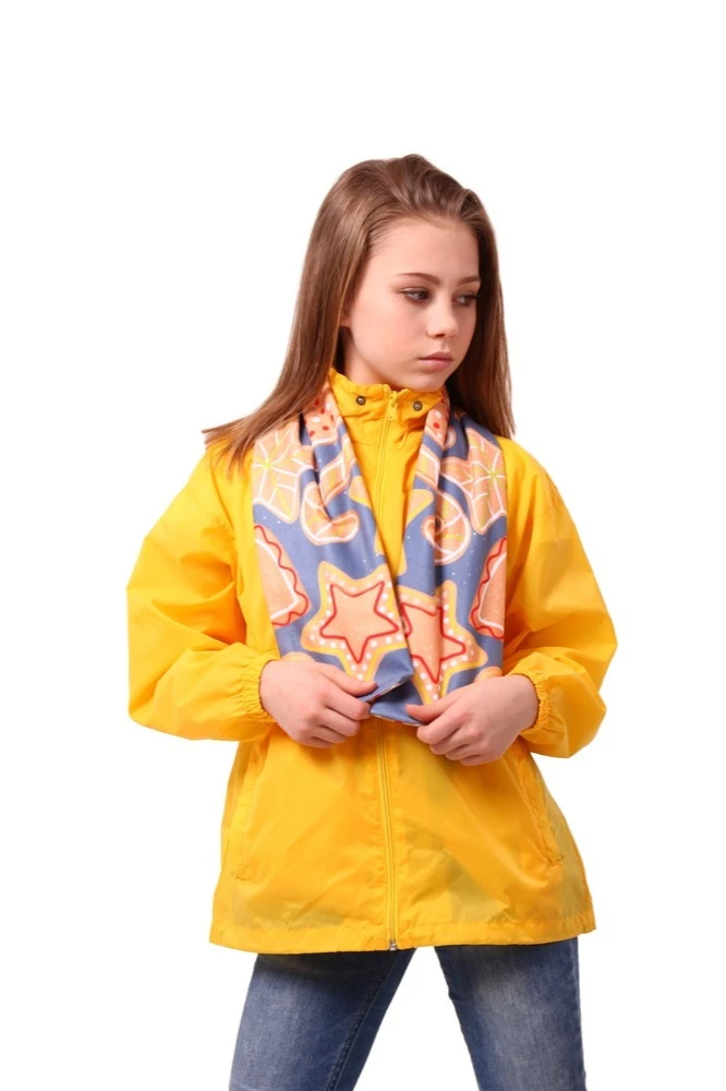 Шарф двухслойный утепленный 15х100 см, с полной запечаткой#2