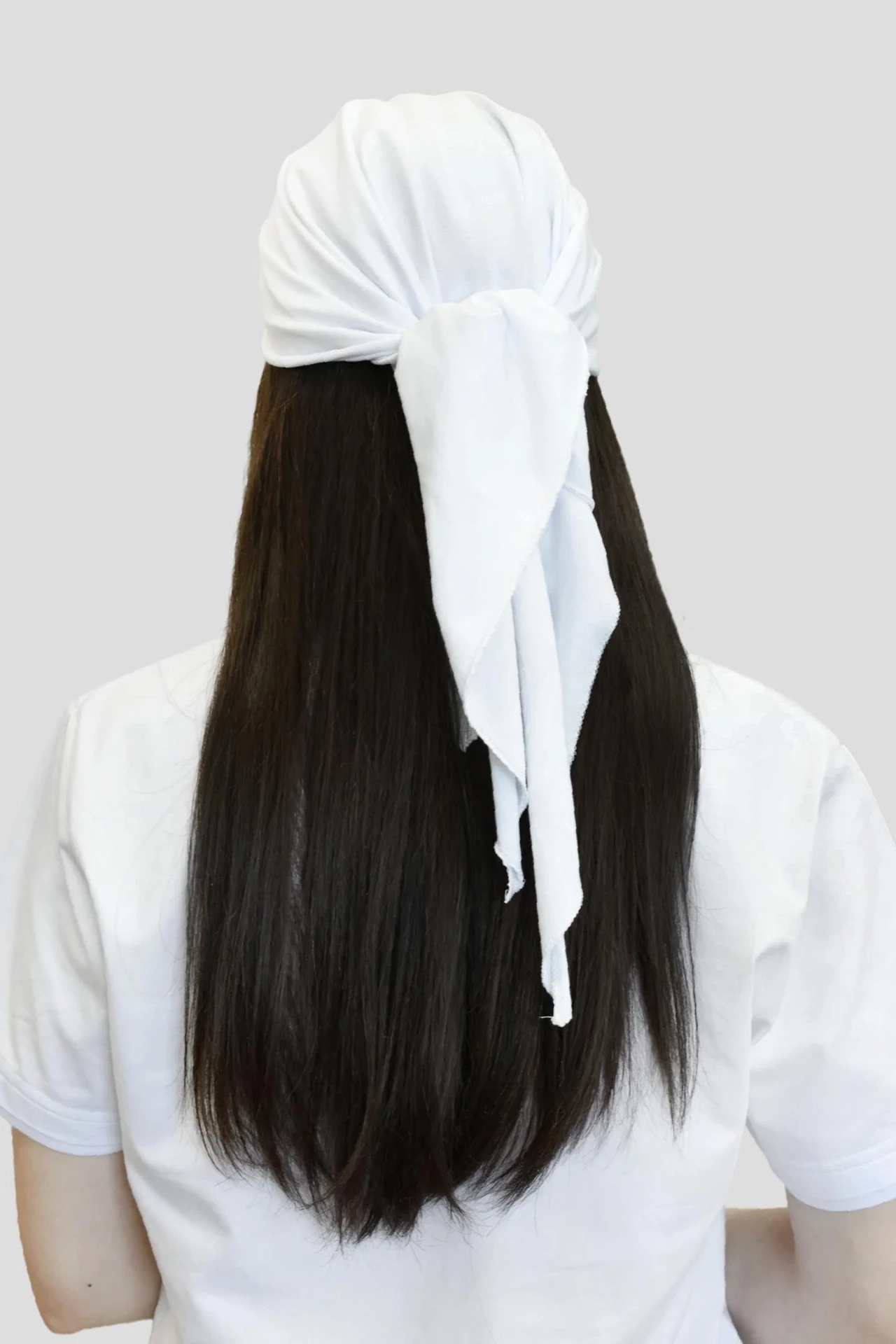 Бандана однотонная, хлопок 80х80х120 см#2 Бандана однотонная, хлопок 80х80х120 см#2