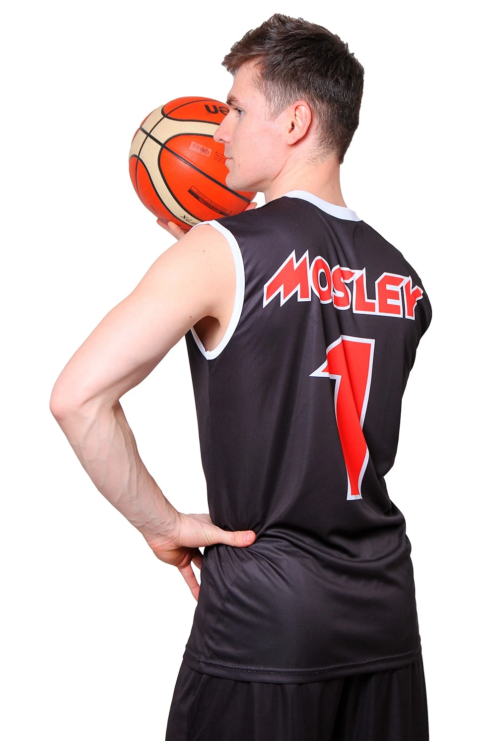 Баскетбольная форма Рассел мужская с полной запечаткой "MOSLEY"#4