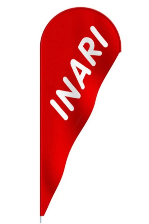 Флаг Капля 90х270 см#1