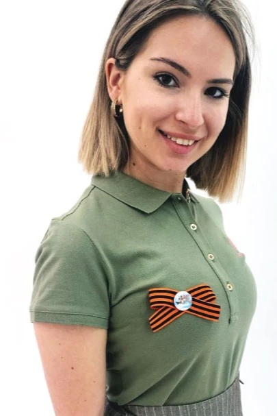 Лента георгиевская, со значком шириной 2,4 см, длина 30 см#2