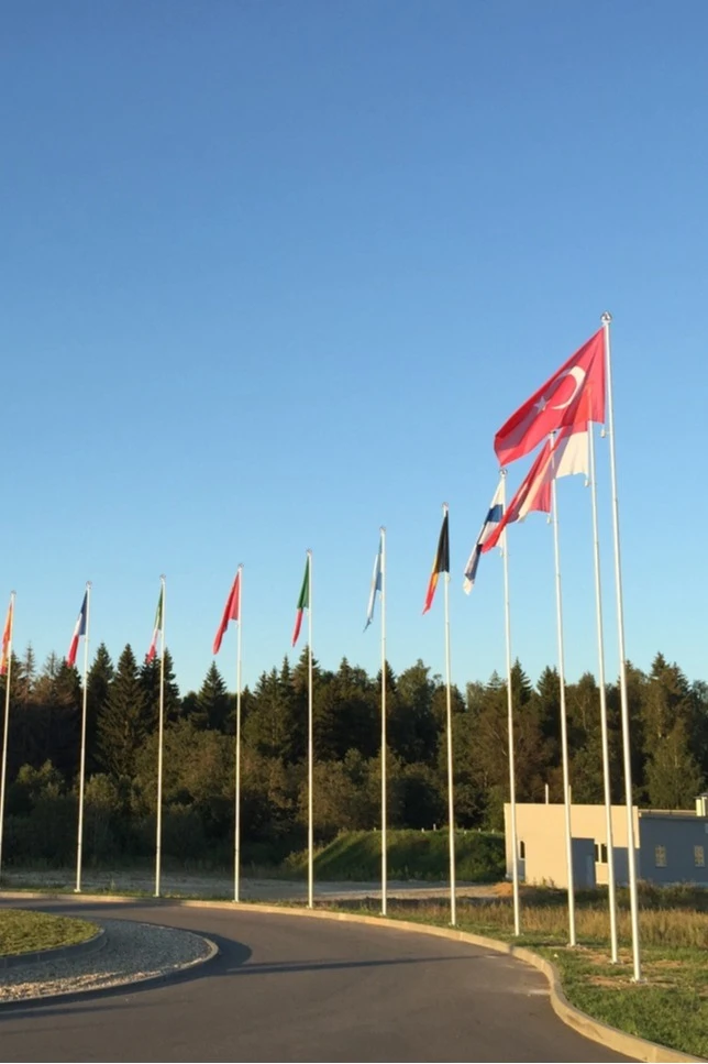 Флагшток алюминиевый с закрытым механизмом 7 м (анодирование), Орион#2