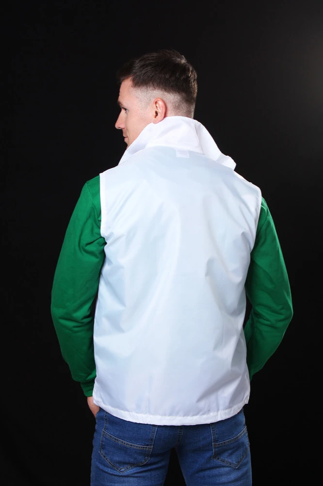 Жилет Брайт унисекс, однотонный белый#1