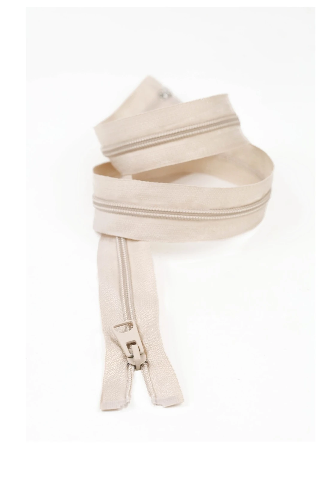 Молния спиральная рaзъемная 80 см, тип 5, бежевая#4