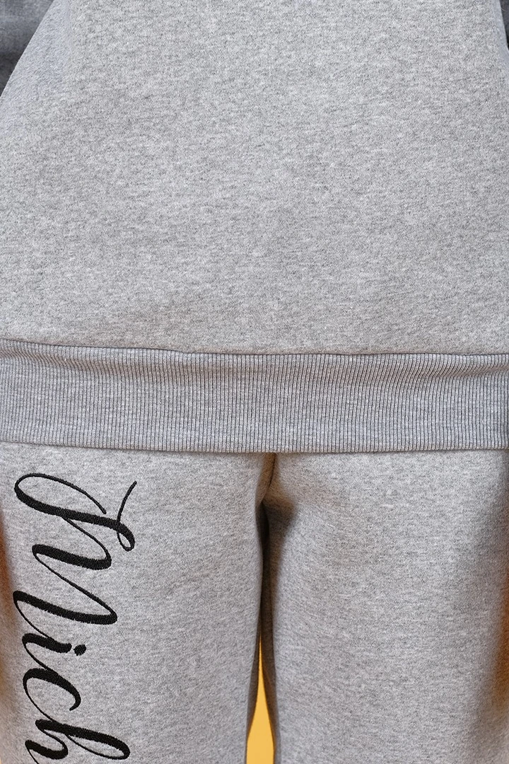 Спортивный костюм Лофт из футера женский, однотонный "The sculptor"#4