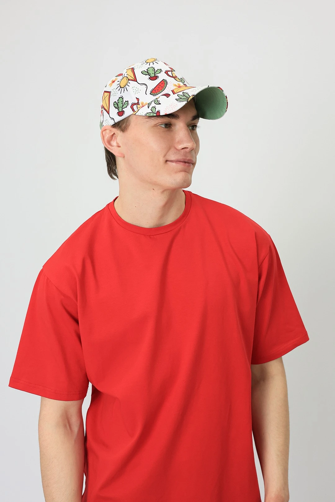 Купить бейсболку Мак взрослую с полной запечаткой (полиэстер)