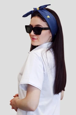 Бандана с полной запечаткой, хлопок 65х65х95 см#1