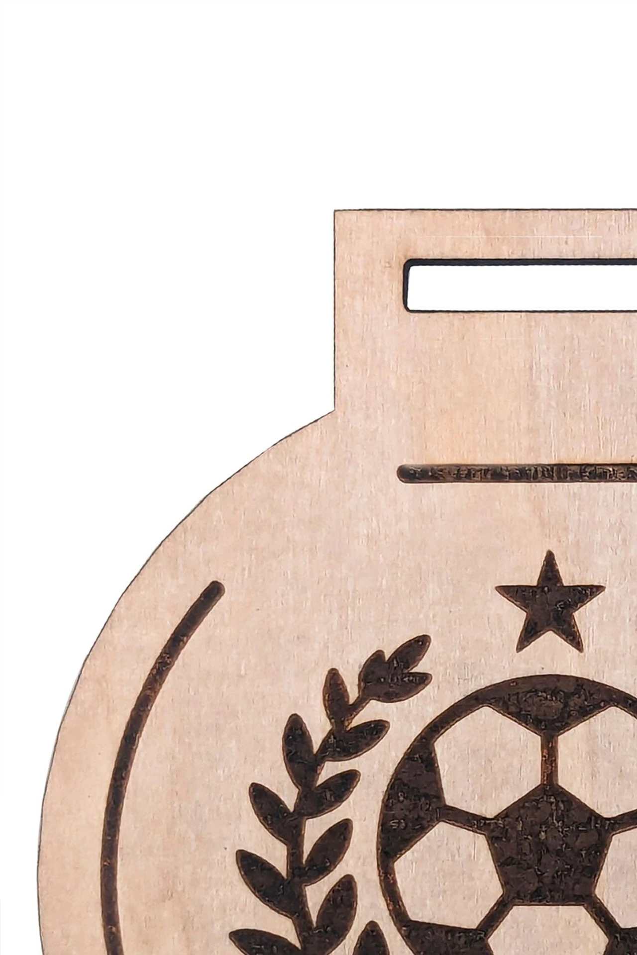 Медаль из фанеры Круг МФ8007 80 мм с гравировкой#1