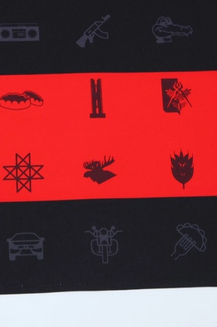 Фартук Латте с полной запечаткой из габардина "Ustinov"#1