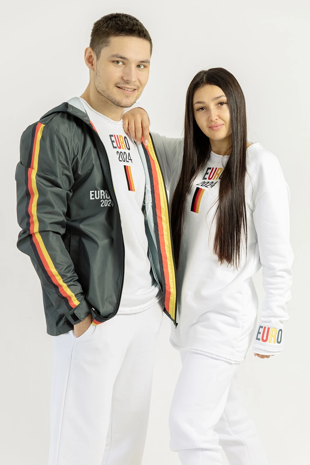 Спортивный костюм Стинг из футера унисекс, однотонный "EURO2024"#1