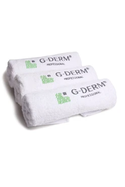 Купить полотенце махровое  с вышивкой "G-derm"
