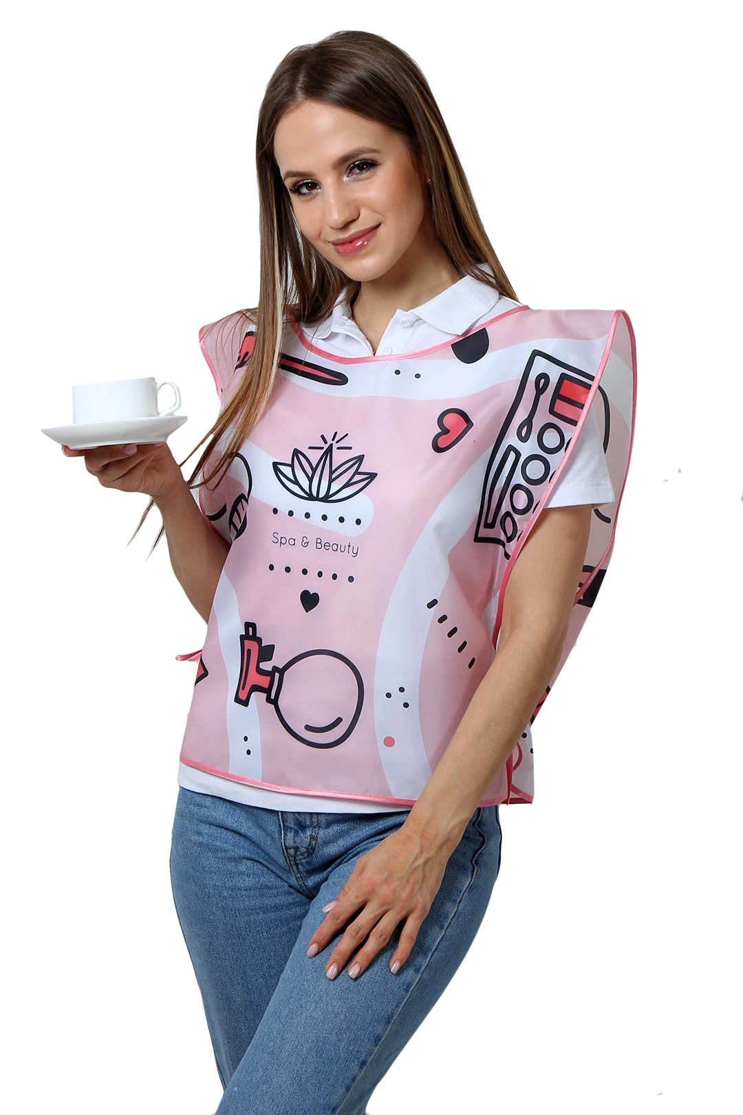 Накидка Инсайт 50х55 см, с полной запечаткой "SPA E Beauty"#1