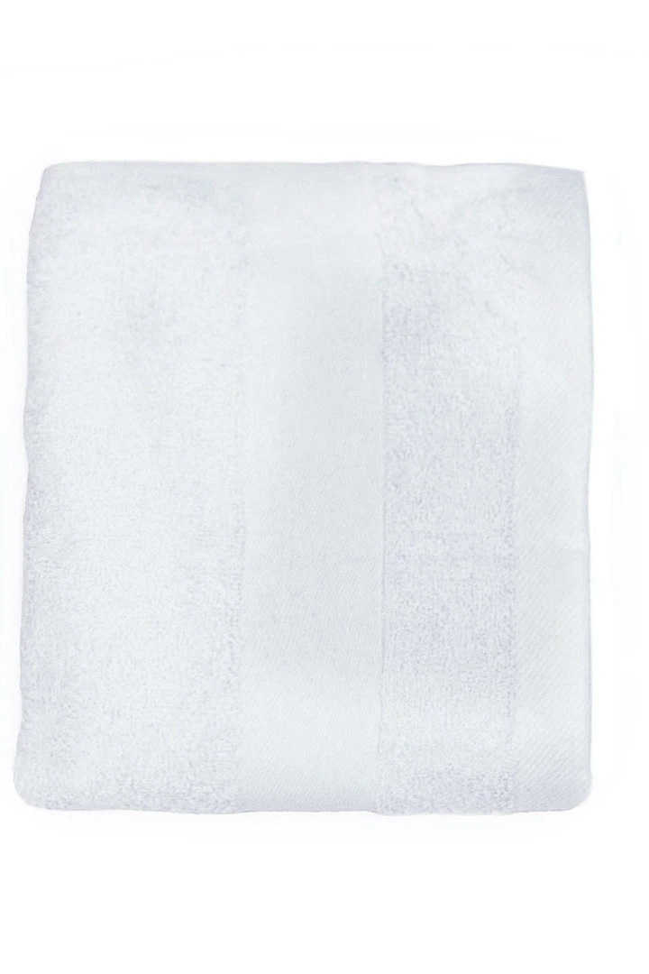 Полотенце махровое 50х90 см (Color), белое#1