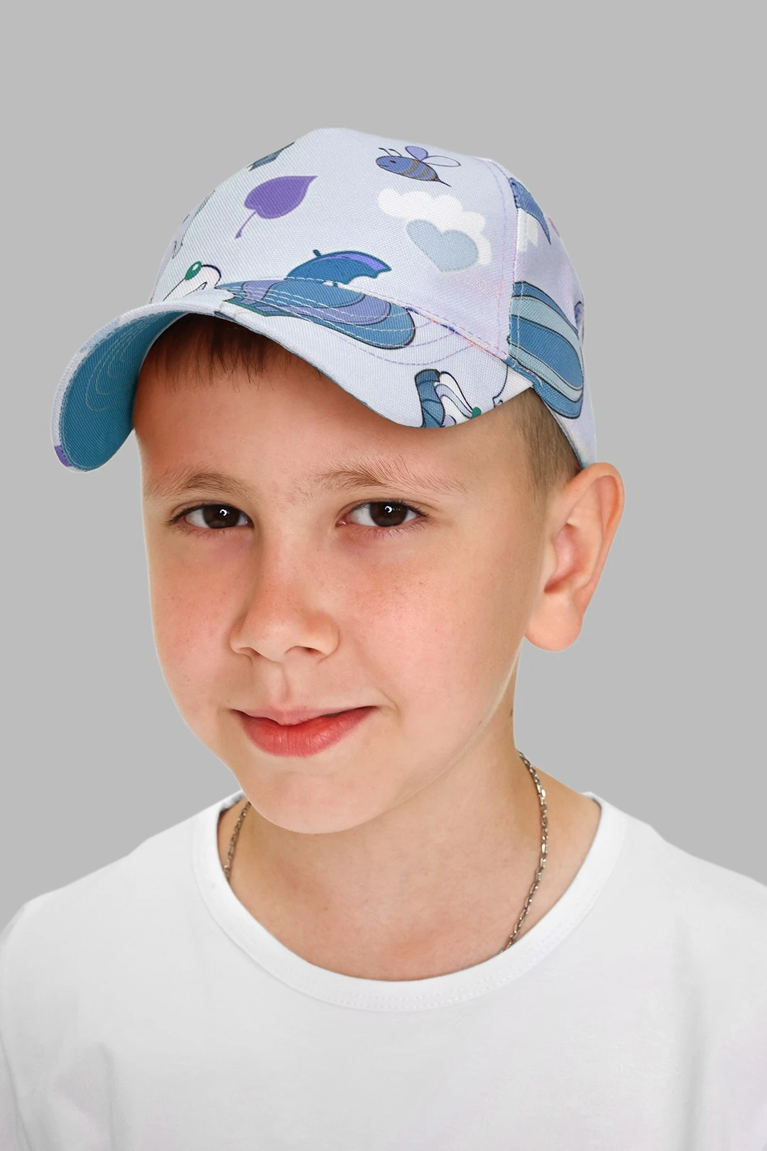 Бейсболка Бауэр детская с полной запечаткой (хлопок)#1 Бейсболка Бауэр детская с полной запечаткой (хлопок)#1