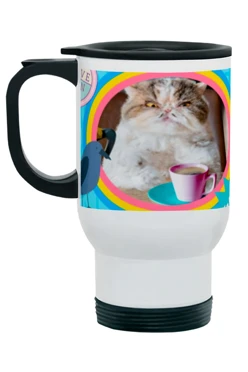 Купить термокружку с принтом "I need more coffee"