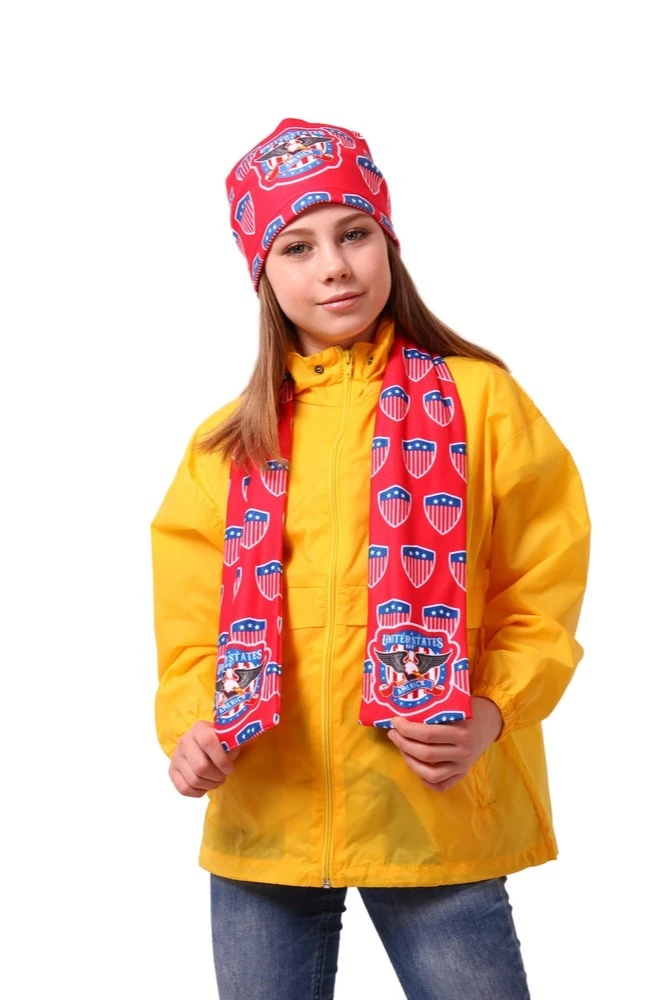 Купить шарф утепленный 15х100 см (двухслойный) "USA"