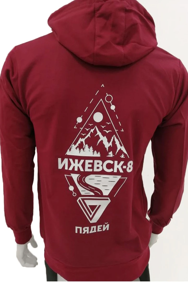 Купить толстовку Кенго унисекс бордовую (Uvinal)