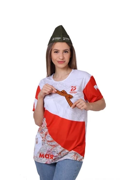 Лента георгиевская шириной 2,4 см, длина 25 см#2