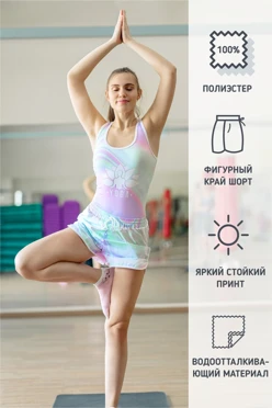 Шорты Лоренс женские с полной запечаткой#2