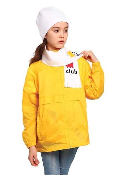 Шарф флисовый однослойный 20х120 см, однотонный "Club Kids"#1