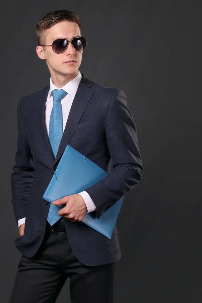 Галстук Босс самовяз из адверты мужской, с полной запечаткой#3