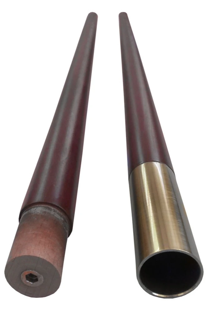 Купить древко деревянное из бука с латунной гильзой 2,5 м Ø 35 мм