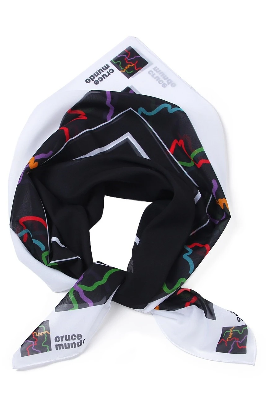 Платок Шанель 80х80 см, с полной запечаткой#4