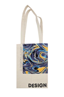 Сумка Эко Колор из двунитки 25х35 см, с печатью#1