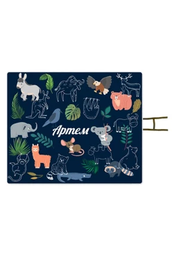 Купить плед Комфорт для пикника 120х145 см (трехслойный), с принтом "Artem"