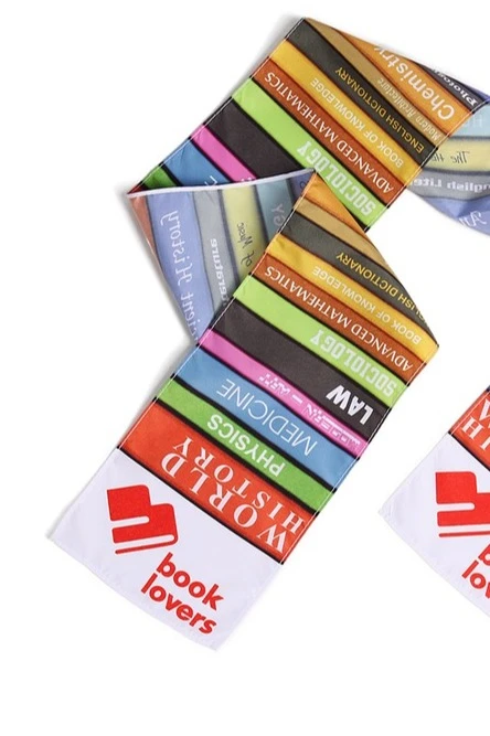 Шарф однослойный легкий 15х130 см, с полной запечаткой "History-World"#2