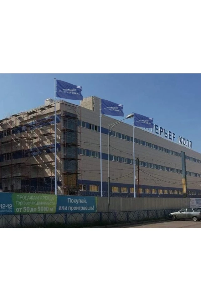 Арендовать флагшток из алюминия с закрытым механизмом 11 м (покраска)