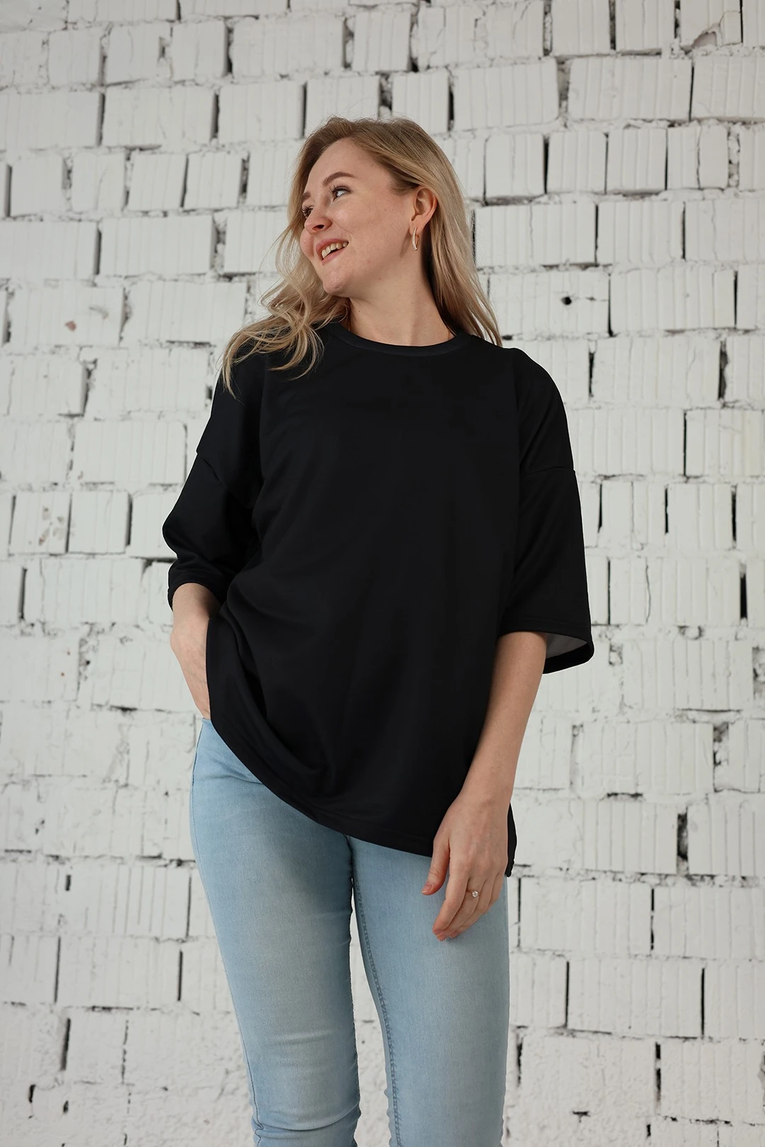 Футболка Макс оверсайз унисекс из футера с полной запечаткой "Quotes"#1