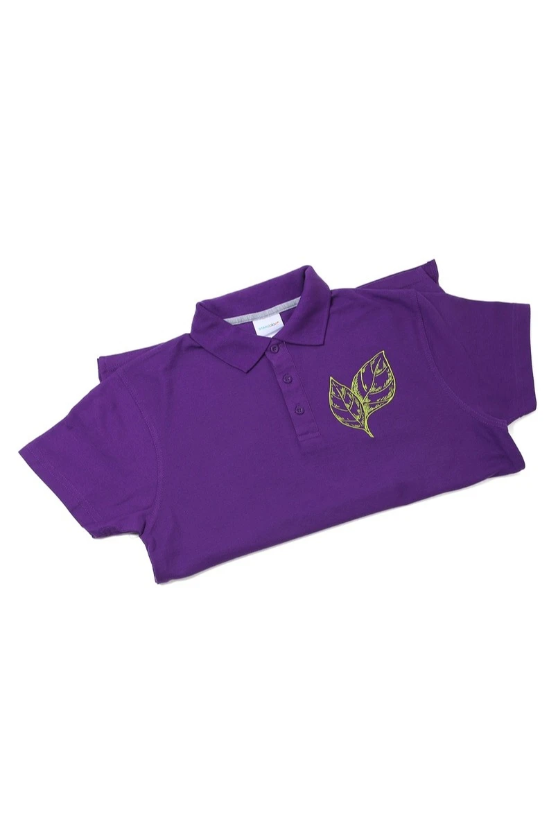 Поло Нэкст унисекс (Stan), однотонная "Leaves"#2