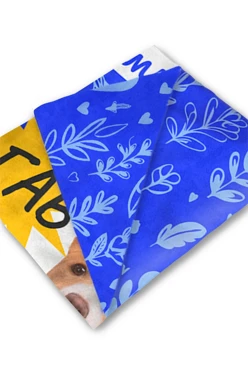 Плед Палитра флисовый 150х170 см, с принтом "Pet"#2