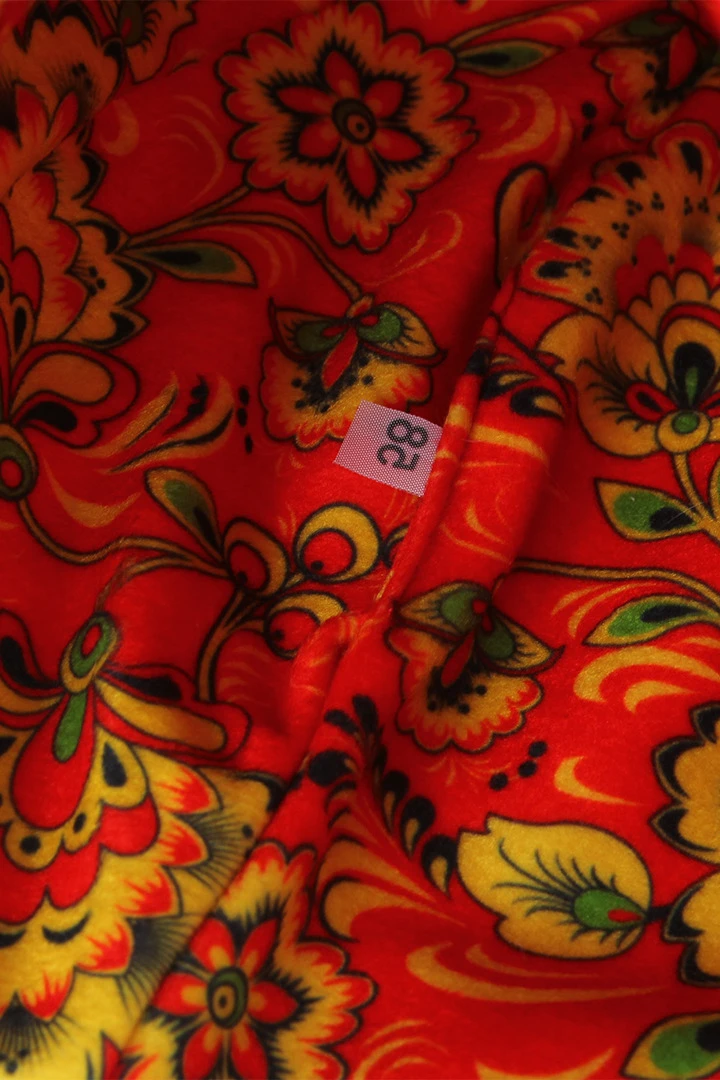 Шапка Лофт флисовая двухслойная взрослая, с полной запечаткой "MATRESHKA"#4