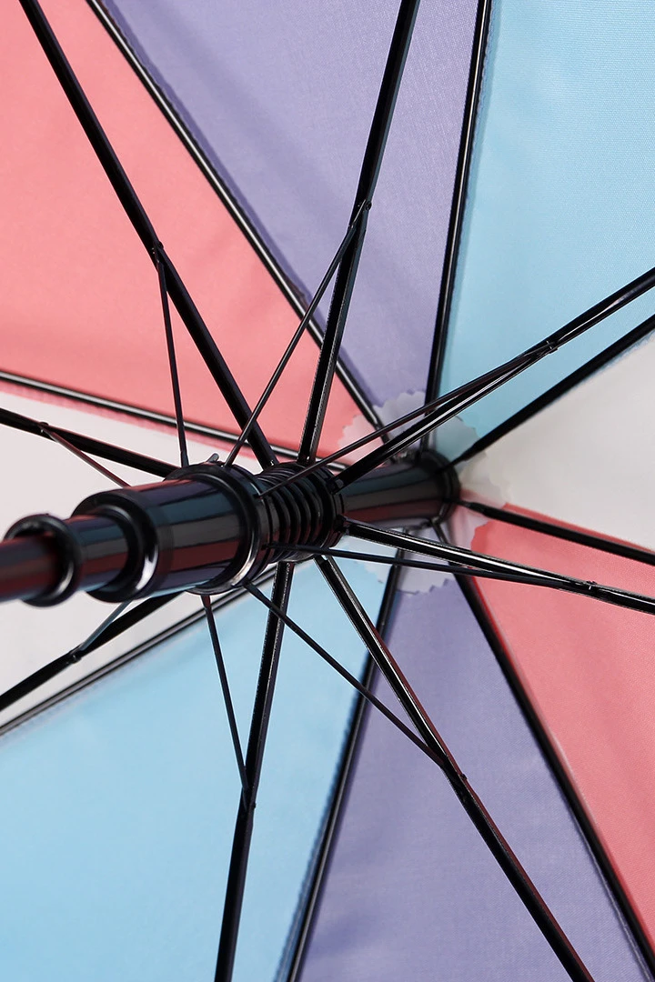 Зонт-трость с деревянной ручкой однослойный, с полной запечаткой (без совмещения) "Central Library System"#5