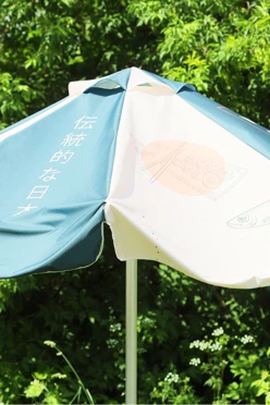 Зонт Ницца 2,5 м (купол 2,7х2,7 м), с полной запечаткой#1