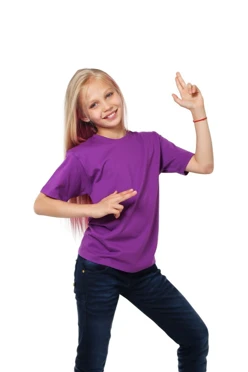 Купить футболку Премиум детскую фиолетовую