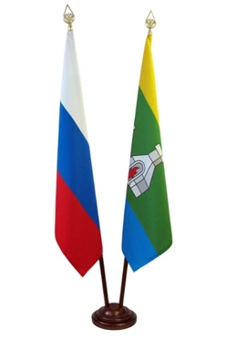 Купить флаги РФ и Екатеринбурга (габардин 100х150 см)