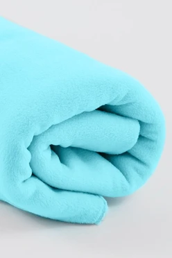 Купить плед Эконом (без обработки) флисовый 160х200 см, однотонный голубой